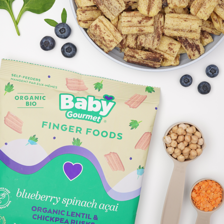 Teether Rusks Blueberry Spinach Acai